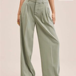 Mango wide leg pants